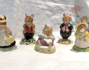 Border Fine Arts Brambly Hedge BH70 Poppy and Babies Figurine - Etsy