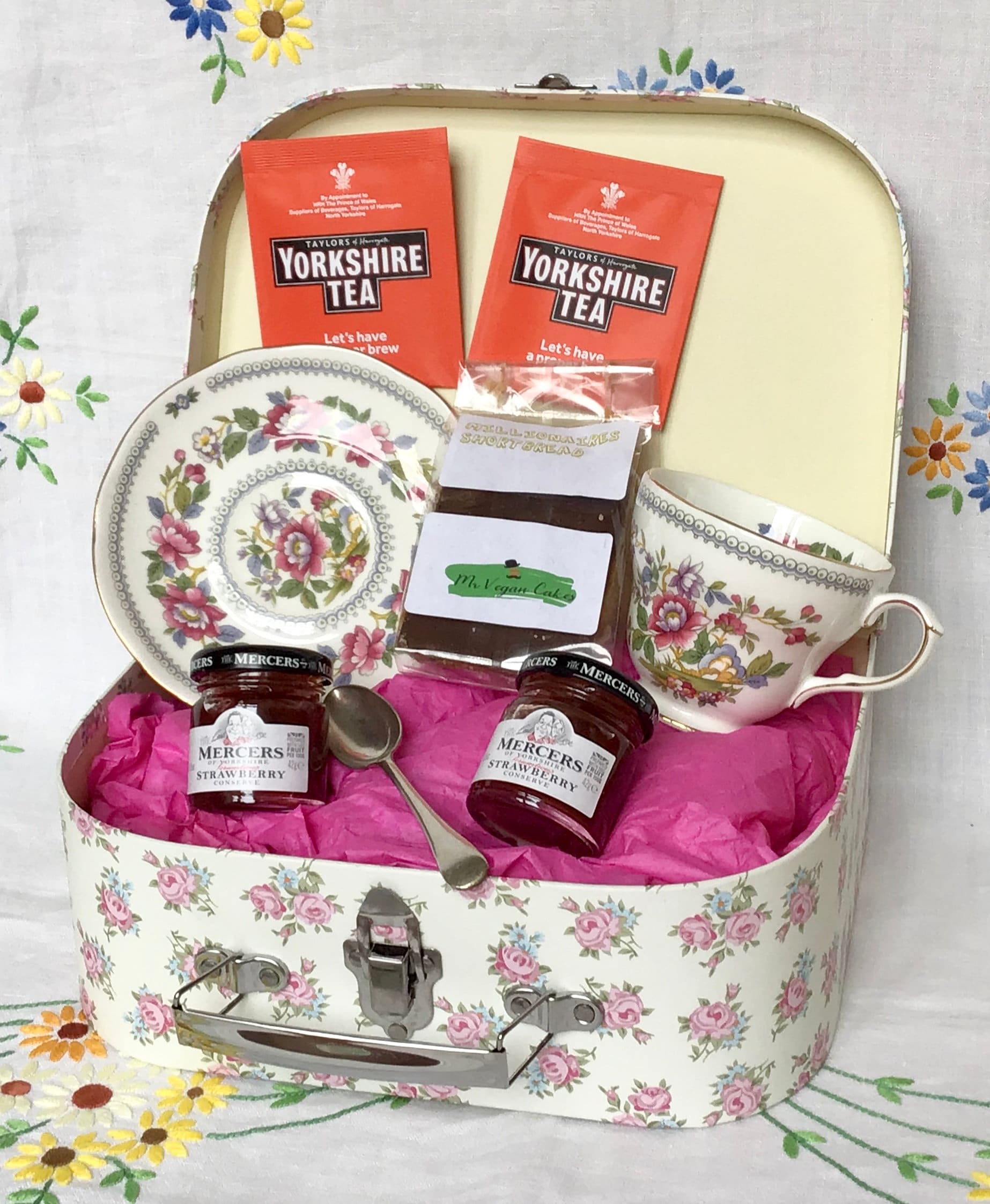 Afternoon Tea Hamper Yorkshire Hamper Vegan Gift vintage Etsy