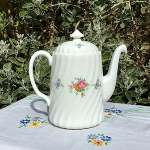 Minton ROSETTA Coffee pot from the 1950s Afternoon Tea Party Centrepiece, Special Gift for Her, Cottage Core, Special Mothers Day Gift