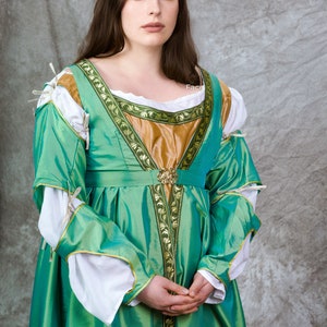Italian Renaissance Dress 15th century, custom sized
