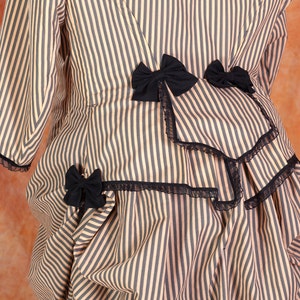 Victorian Polonaise Dress, custom sized