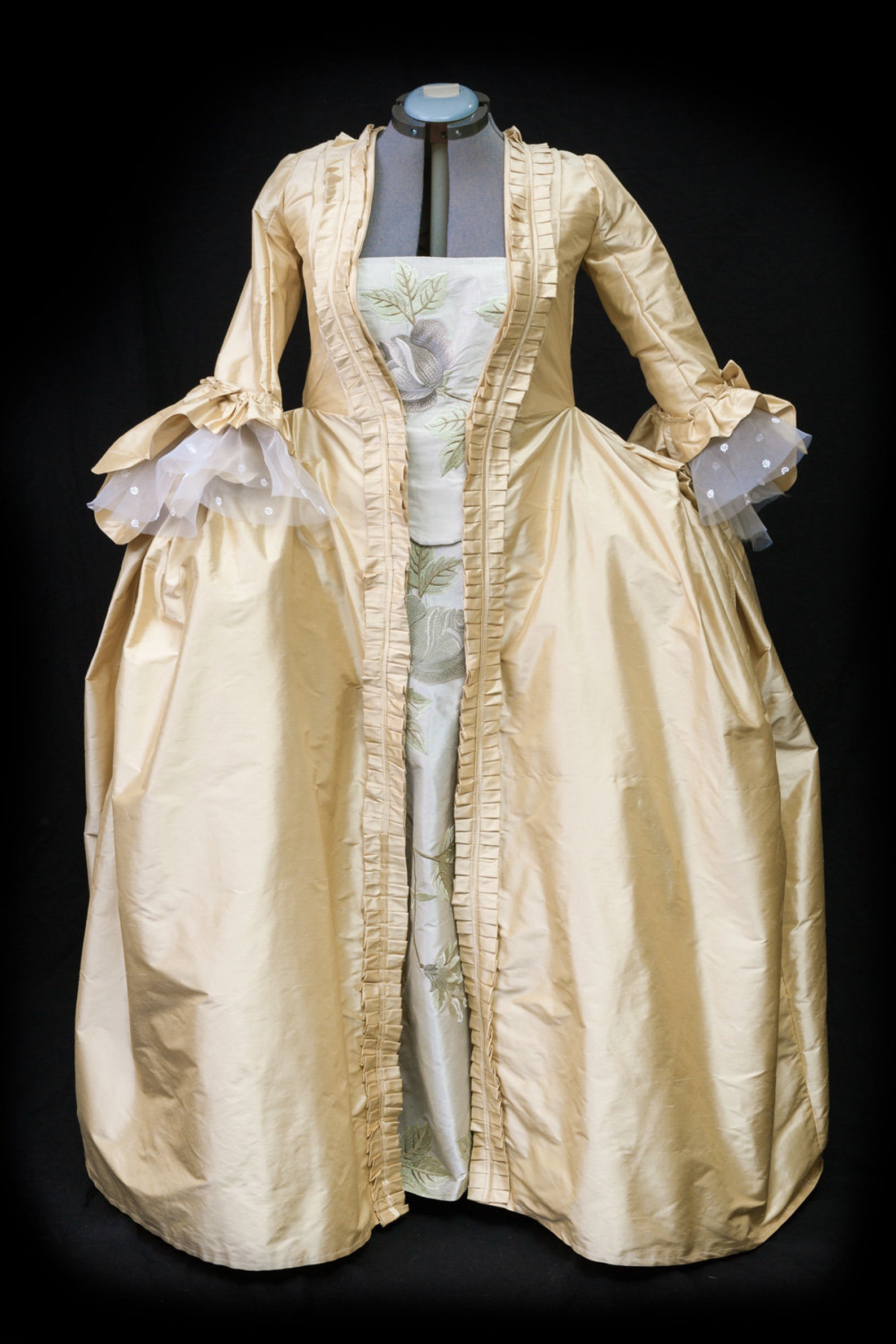 Robe a la francaise Rococo Dress Saque Gown Custom Sized Silk | Etsy