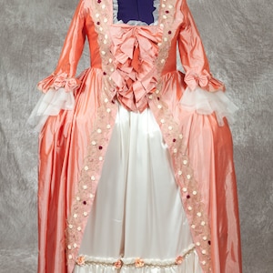 Robe a la francaise Rococo Dress Saque Gown, Custom sized
