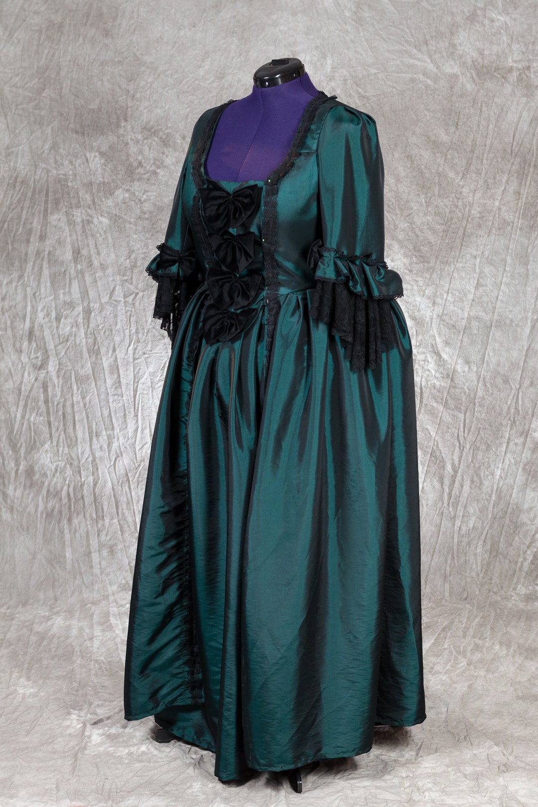 Robe L'anglaise With Stomacher Rococo Dress, Custom Sized - Etsy