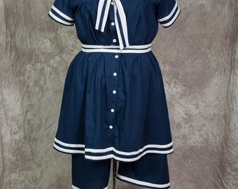 Victorian Bathing Swimming Costume Swimsuit, custom sized