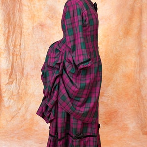 Victorian Polonaise Bustle Dress custom sized