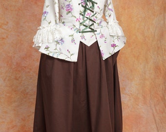 Caraco Jacket and Skirt  Custom Sized