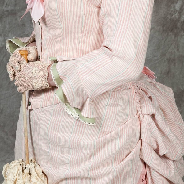 Victorian Bustle Dress, custom made