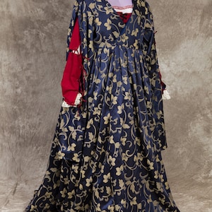 Renaissance Dress Cioppa Gamurra Overdress 15.-16. Jahrhundert, custom sized