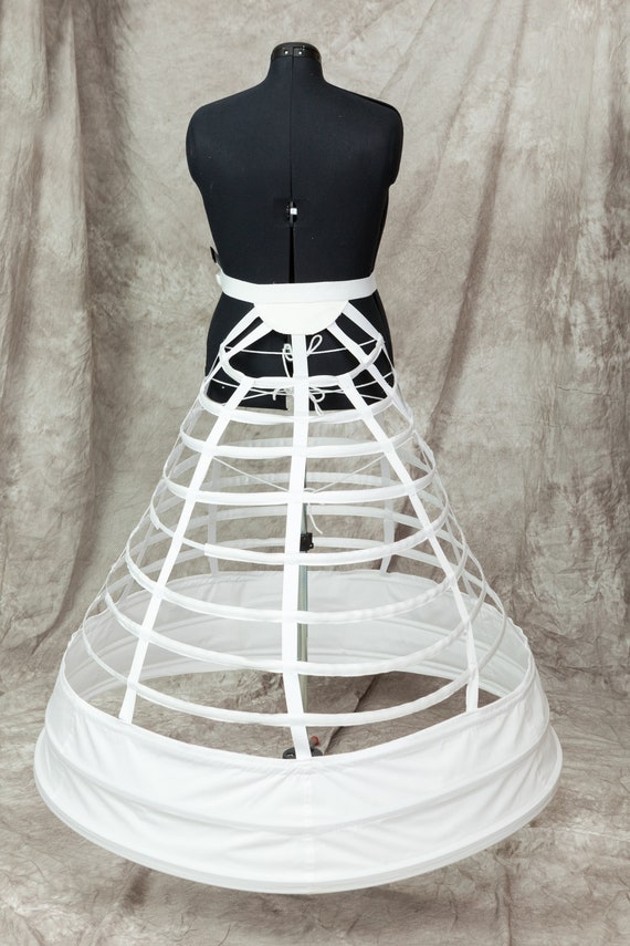 Elliptical Crinoline Crinolette Civil War Dress Custom Sized 