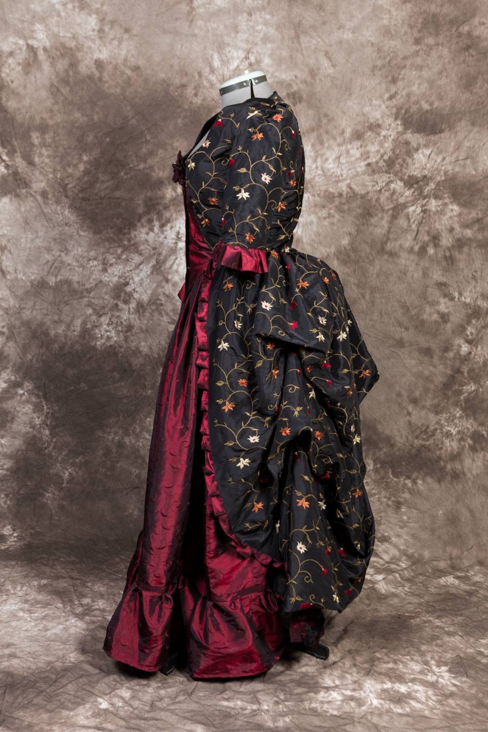 Robe L'anglaise Polonaise Rococo Dress Custom Sized - Etsy