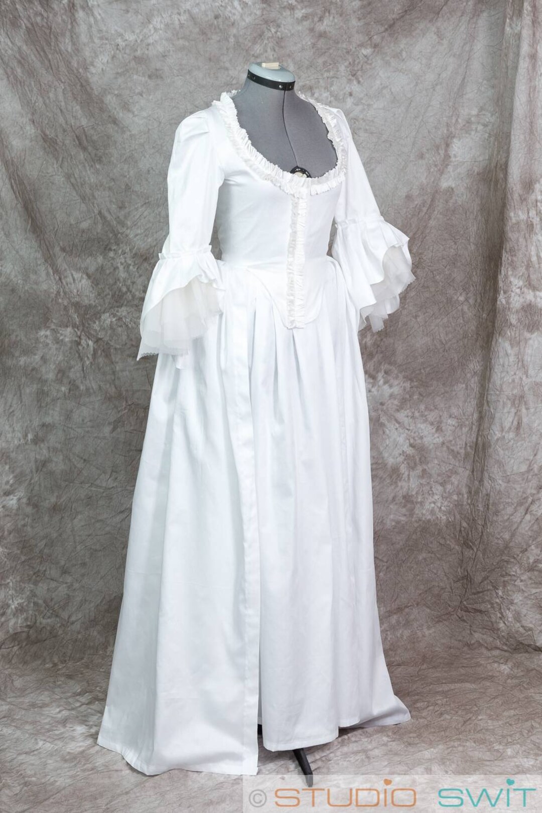 Robe L'anglaise Rococo Dress Custom Sized - Etsy