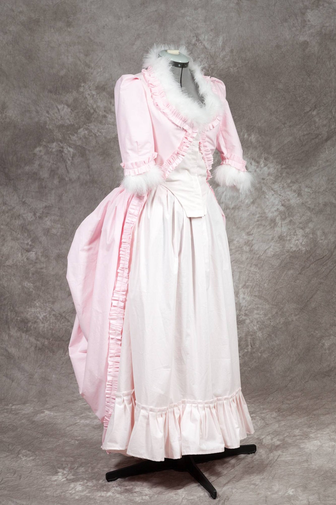 Robe L'anglaise Polonaise Marie Antoinette Rococo Dress Custom Sized - Etsy