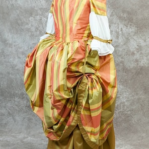 Robe a la Polonaise Rococo Dress Silk Custom Sized