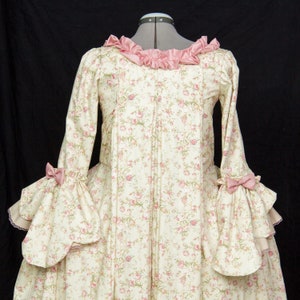 Robe a La Francaise Rococo Dress Saque Gown Custom Sized, Cotton - Etsy