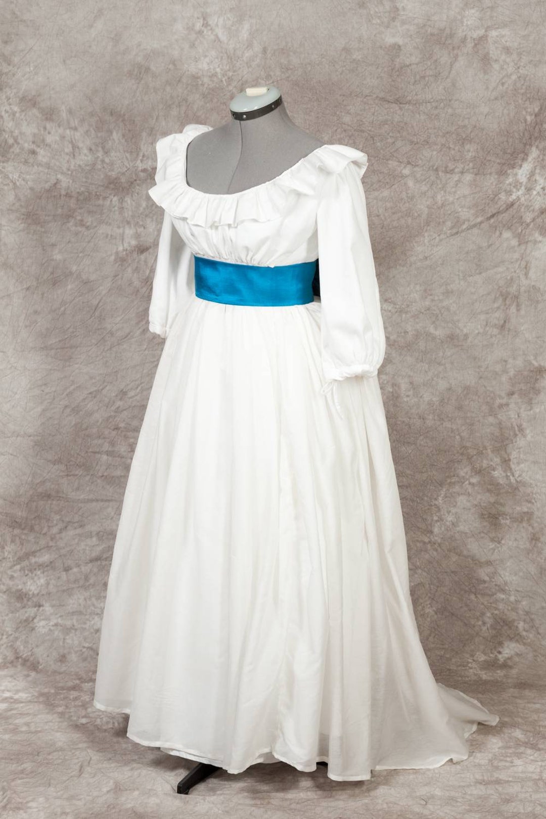 Robe a La Chemise: Custom Rococo Cotton Dress, 1780-1800 UK