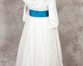 Robe a la Chemise: Custom Rococo Cotton Dress, 1780-1800