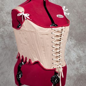 Corset 18th century Stays with front closure, Size S-XXL, custom made