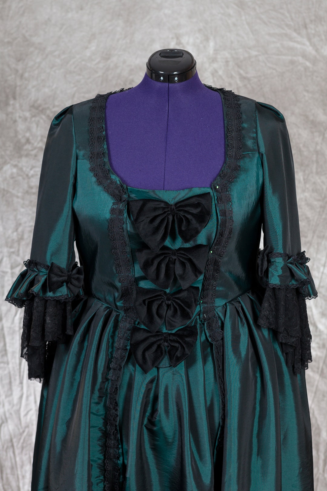 Robe L'anglaise With Stomacher Rococo Dress, Custom Sized - Etsy