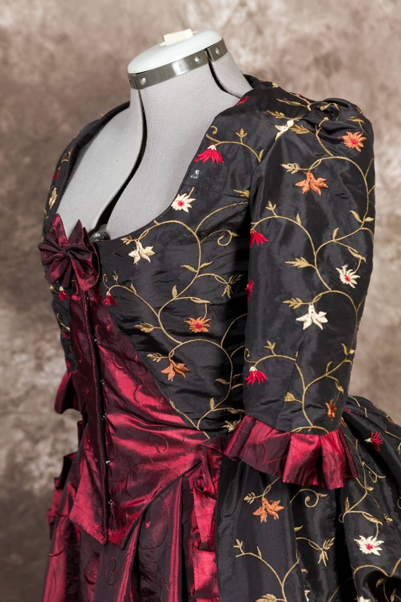 Robe L'anglaise Polonaise Rococo Dress Custom Sized - Etsy