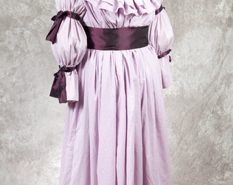 Robe a la Chemise: Custom Rococo Dress, Georgian 1780-1800