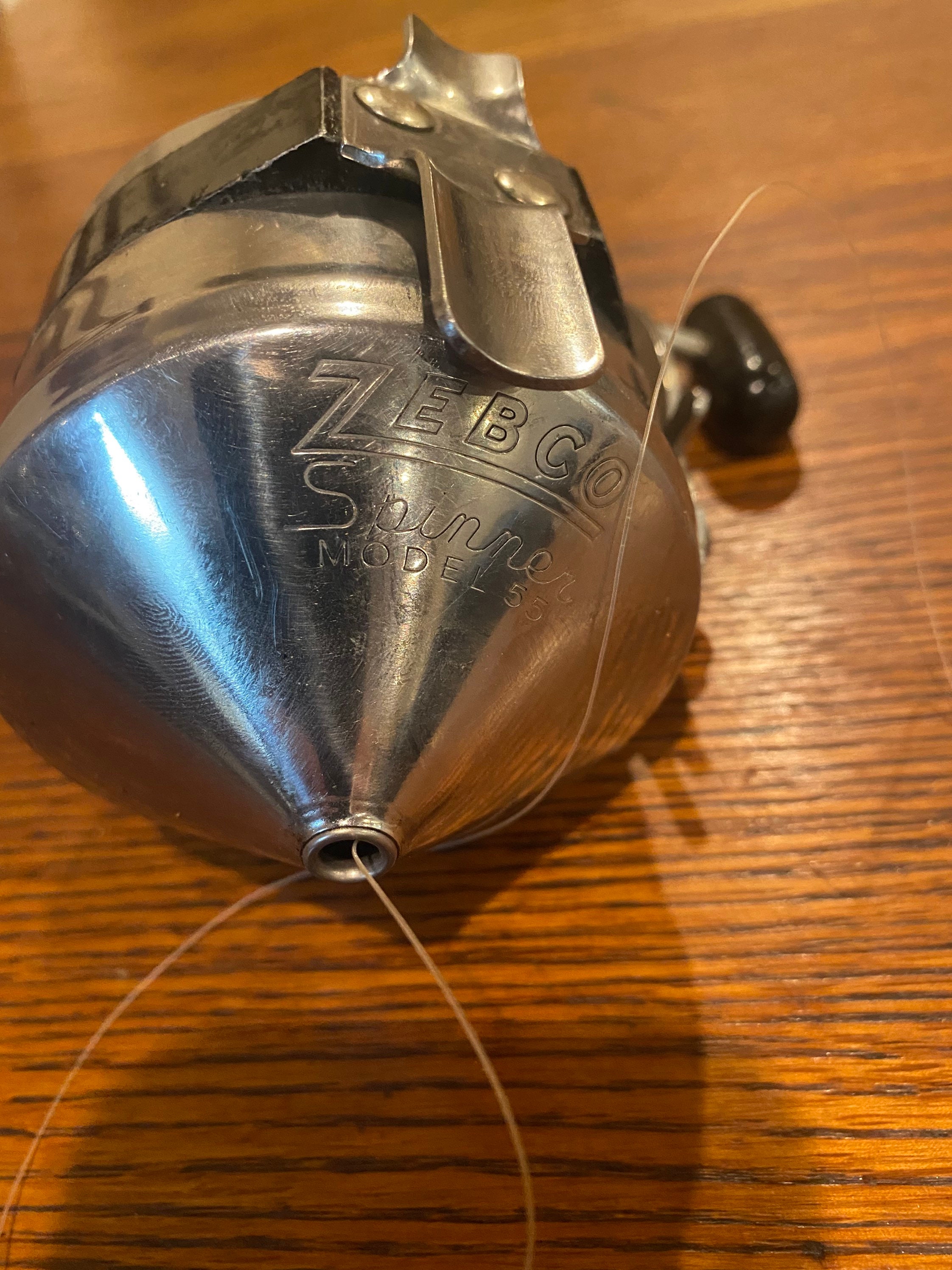 Zebco Spinner Model Number 55, Collectible Fishing Reels, Vintage