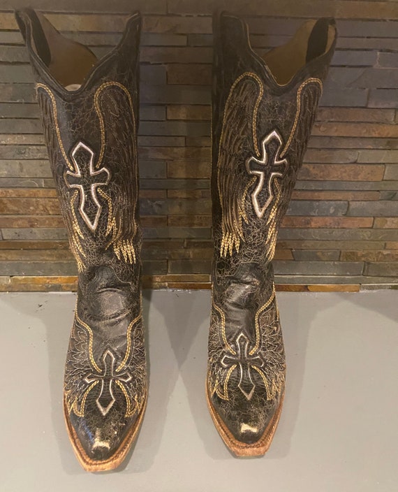 Corral Cowboy Boots, Western Boots, Black Boots, V