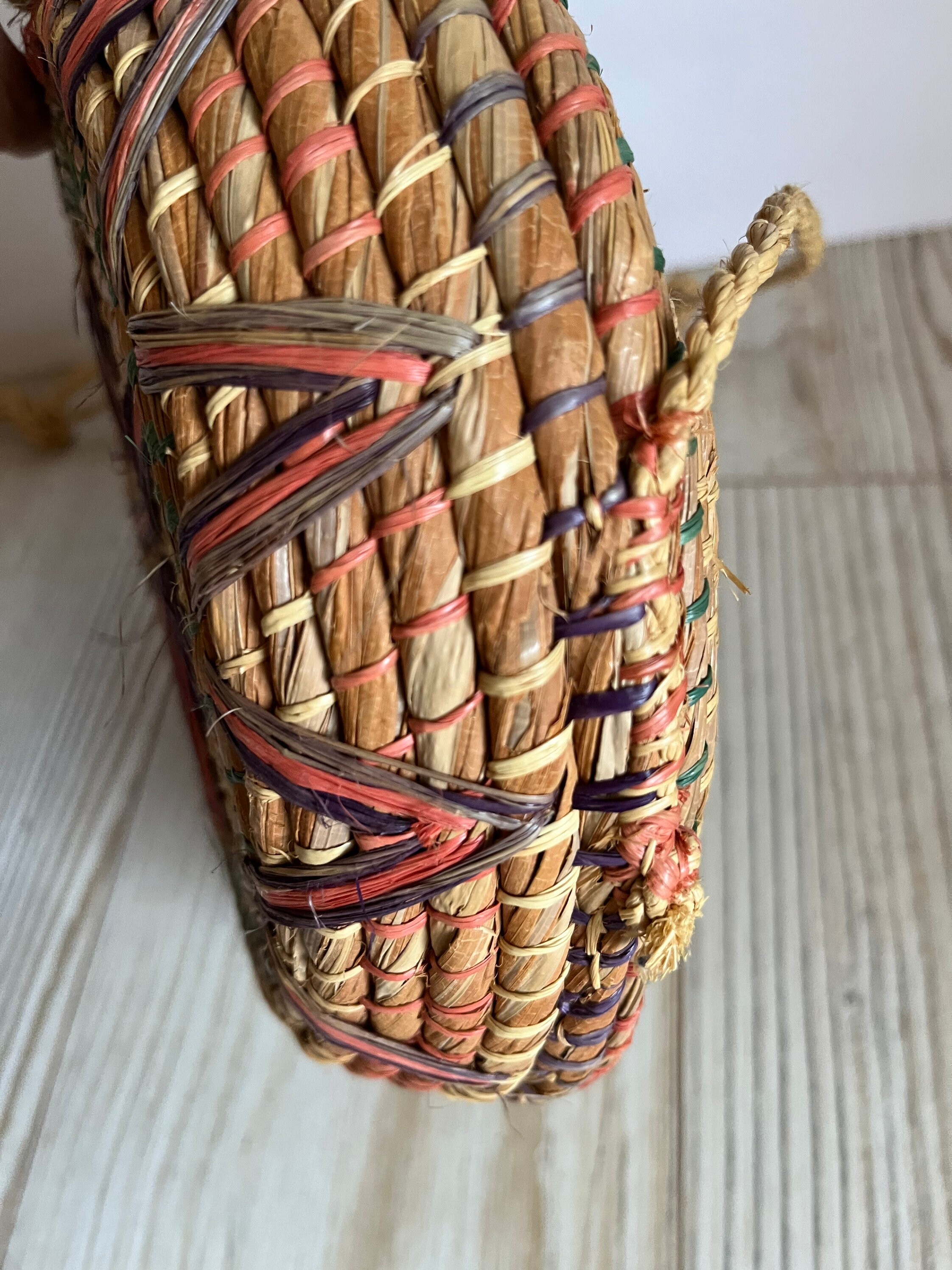 Sweetgrass Style Basket Purse Vintage Basket Purse Straw Etsy