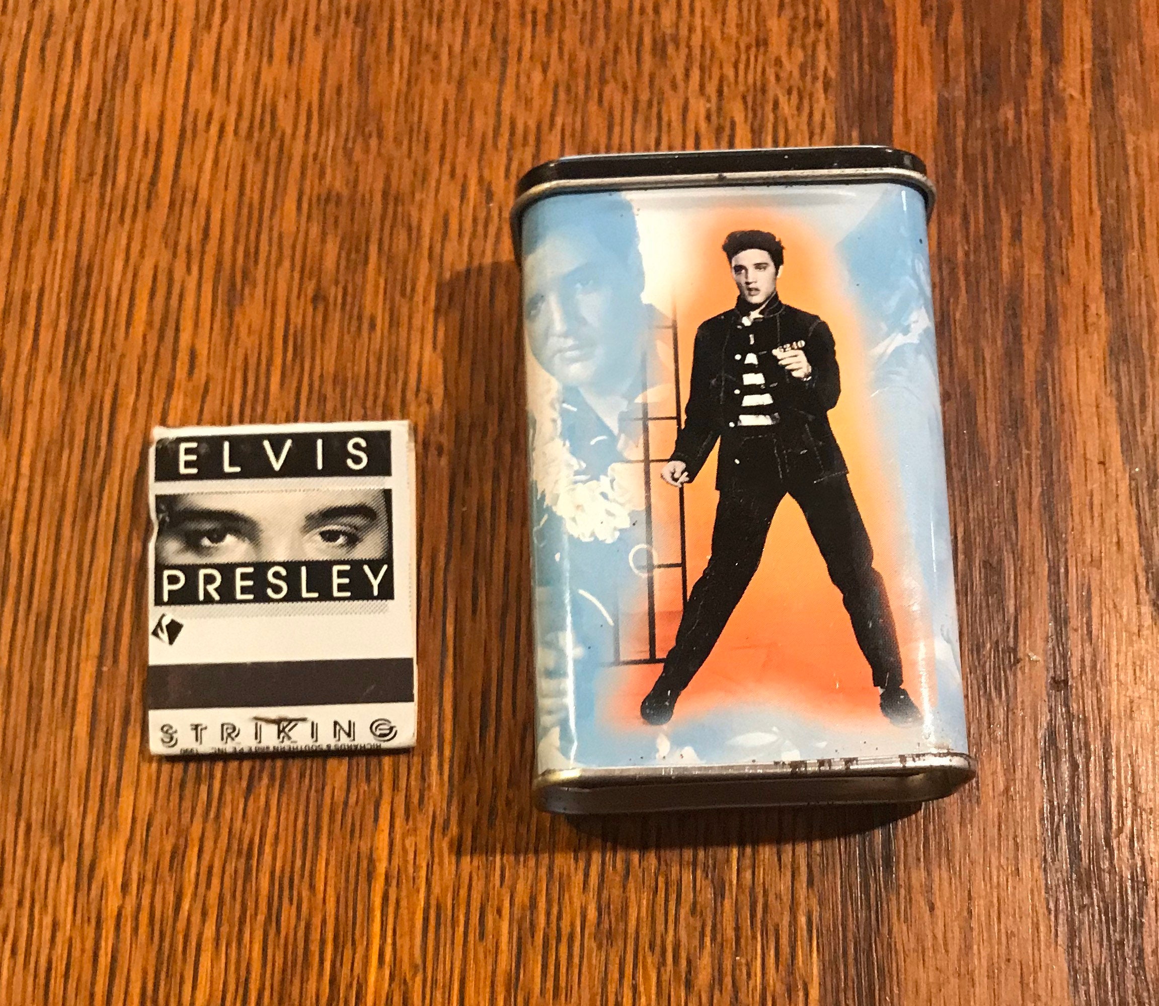 elvis presley cigarette case Elvis Presley Cigarette Tin, Elvis Presley Matches, Vintage Tins, Tobacco  Tin, Tobacconist, Cigars, Vintage Elvis