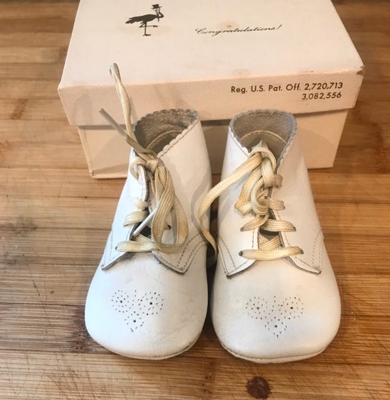 Baby Shoes, Vintage Childs Shoes, Baby Clothing, Doll… Gem