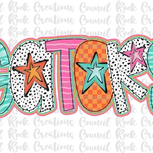 Gators png, Colorful, Checkered, Zebra Print, Dalmatian Dots, Hand Lettered, School Spirit, Mascot, Digital File, Sublimation, DTF