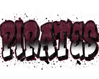 Pirates PNG | Graffiti | Digital File | Sublimation Download