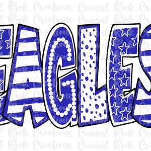 Eagles Fun Mascot PNG, School Spirit, Team Spirit, Digital Gile, Sublimation Download, DTF