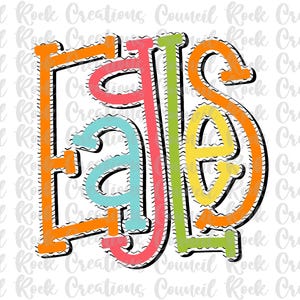 Eagles PNG, Colorful, Squiggles, School Spirit, Mascot, Digital File, Sublimation, DTF