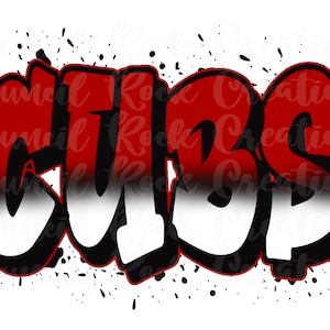 Cubs PNG | Graffiti | Digital File | Sublimation Download