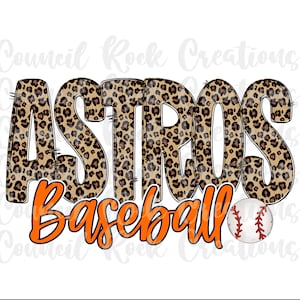 Baseball PNG | Cheetah | Digital File | Sublimation Download