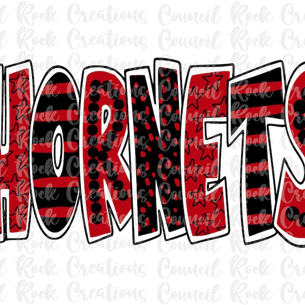 Hornets Fun Mascot PNG, School Spirit, Team Spirit, Digital Gile, Sublimation Download, DTF