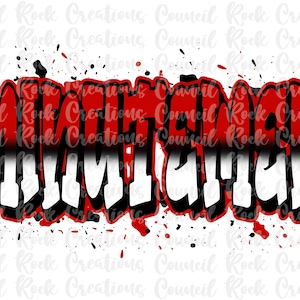 Minutemen Graffiti PNG, Mascot, School Spirit, Team Spirit, Digital File, Sublimation Download, DTF
