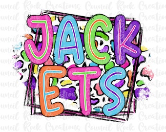 Jackets PNG, Colorful Cheetah Print, School Spirit, Team Spirit, Digital Gile, Sublimation Download, DTF