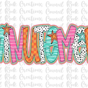 Minutemen png, Colorful, Checkered, Zebra Print, Dalmatian Dots, Hand Lettered, School Spirit, Mascot, Digital File, Sublimation, DTF