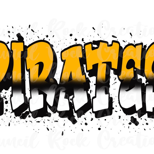 Pirates PNG | Graffiti | Digital File | Sublimation Download