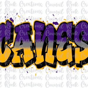 Canes PNG, Graffiti, School Spirit, Digital File, Sublimation Download, DTF