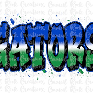 Gators PNG | Graffiti | Digital File | Sublimation Download