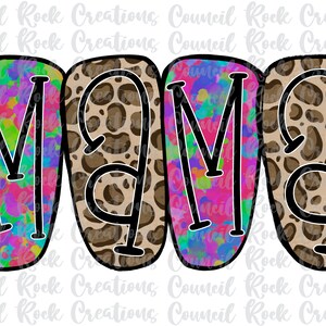 Mama PNG, Colorful Tie Dye, Cheetah Print, Mother’s Day, Digital Gile, Sublimation Download, DTF