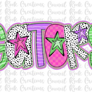 Gators png, Colorful, Checkered, Zebra Print, Dalmatian Dots, Hand Lettered, School Spirit, Mascot, Digital File, Sublimation, DTF