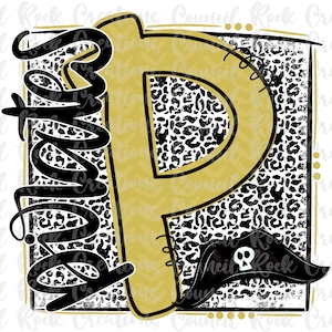 PiratesPNG, Impression animalière, Doodle lettre, Esprit d&#39;école, Fichier numérique, Téléchargement par sublimation, DTF