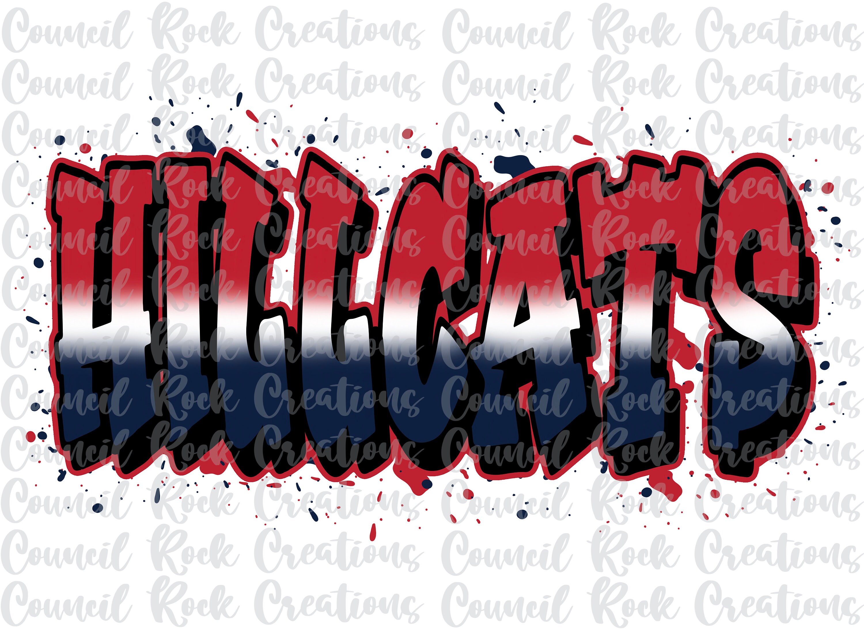Hillcats PNG, Graffiti, School Spirit, Digital File, Sublimation ...