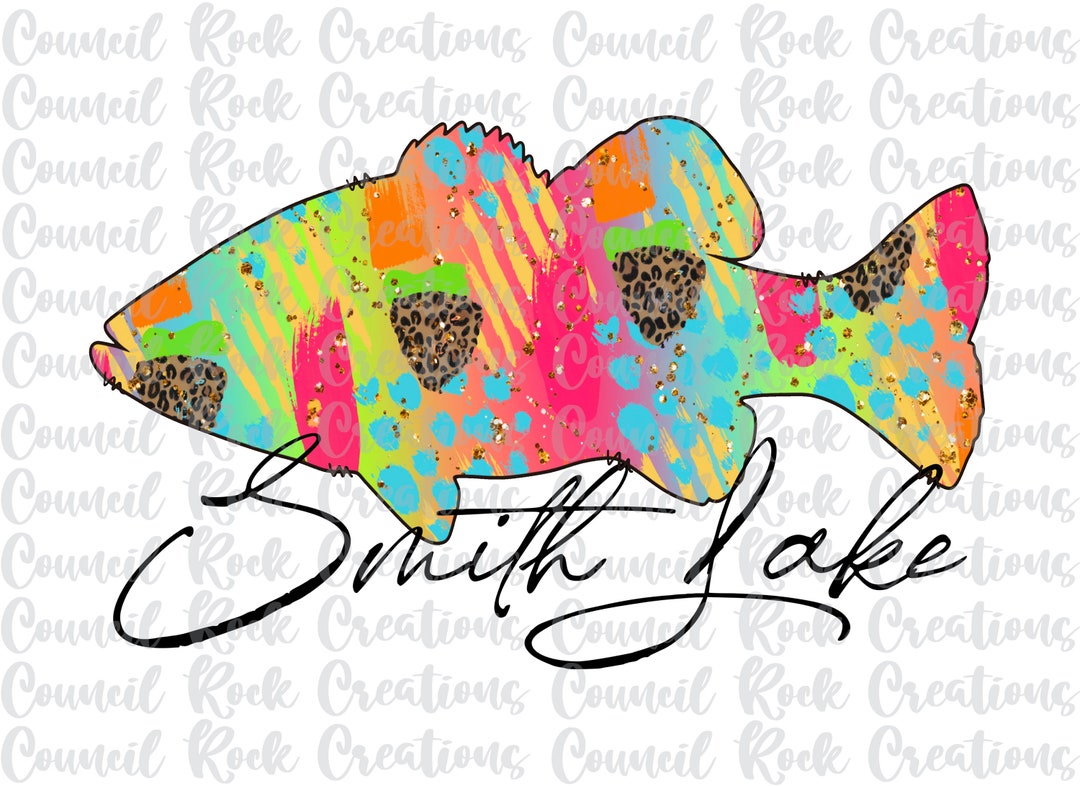 Smith Lake Funky Fish PNG | Bass | Cheetah Print | Digital File ...