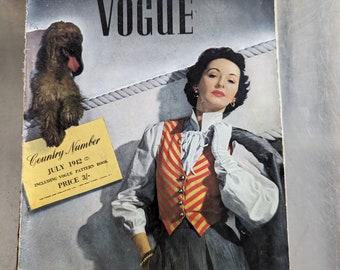 1942 Vogue magazine - July 1942 - vintage vogue