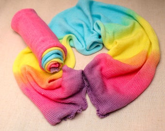 hand dyed sock blank 'Good Vibrations'